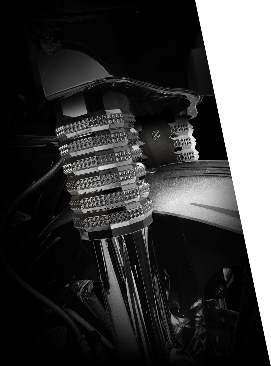 Fork Slider Cover | CHROME | 1984~2013 Touring. | BAA02B - 画像 (2)